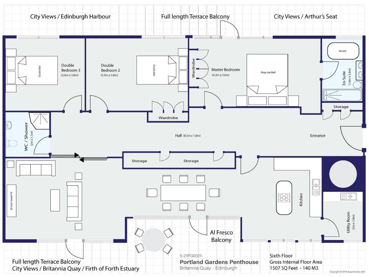 Britannia Penthouse Apartment EDI Exterior foto